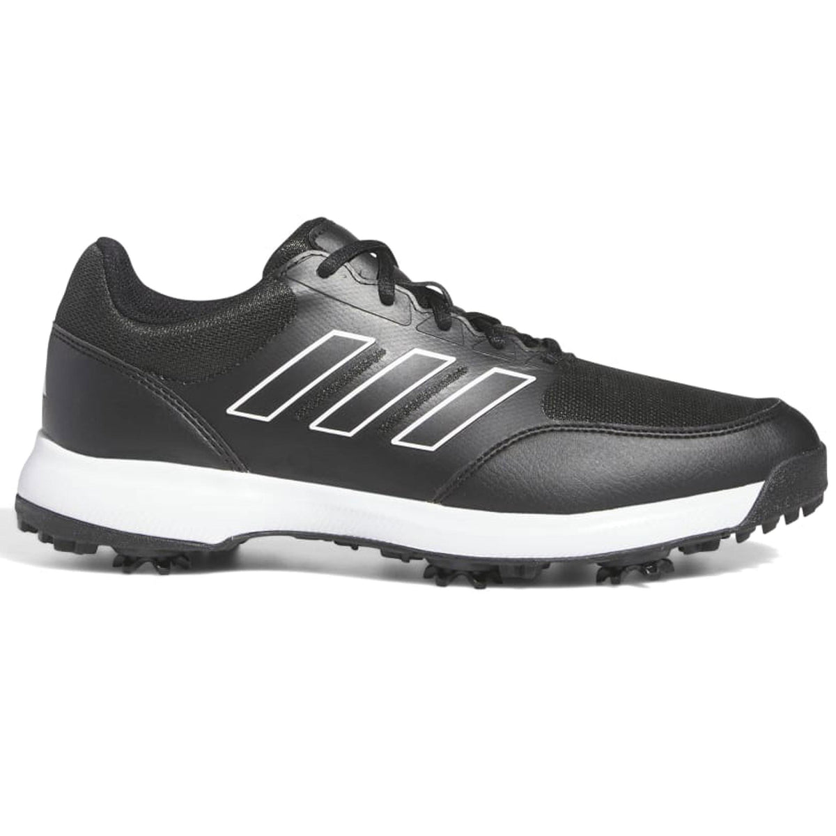 Adidas Tech Response 3.0 Golf Shoes - Black/White/8.5