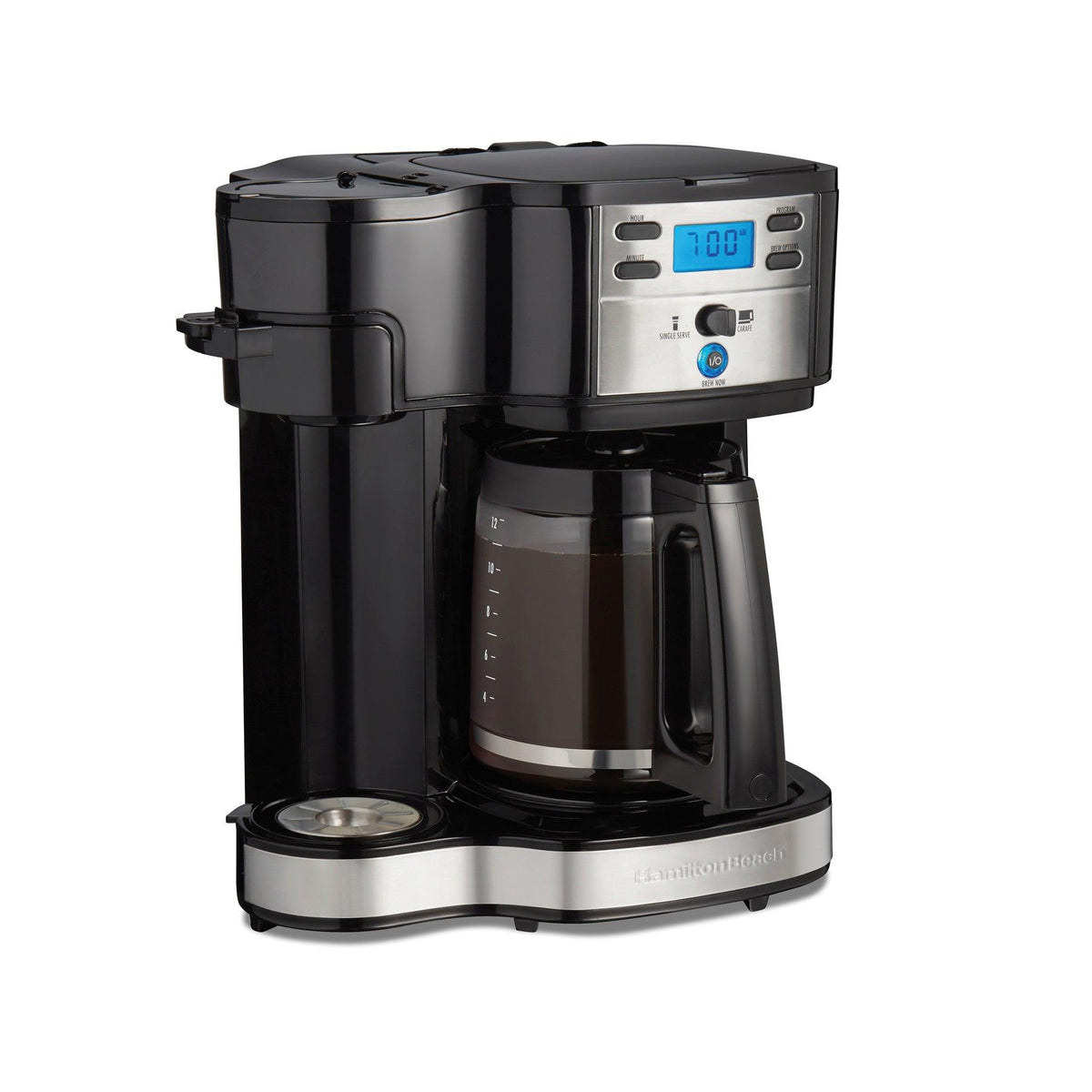 Hamilton Beach 2-Way Programmable Coffee Maker Stainless Steel