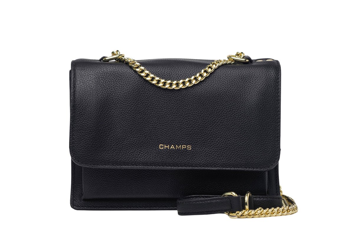 Champs Luggage Gala Collection Leather Clutch Size 7.25"x8.5"x 4"