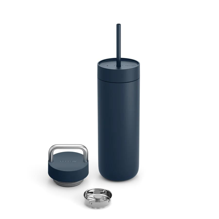 Fellow Carter 2-in-1 Chill Set (20oz Carry, Cold Lid w/ Straw) - Stone Blue