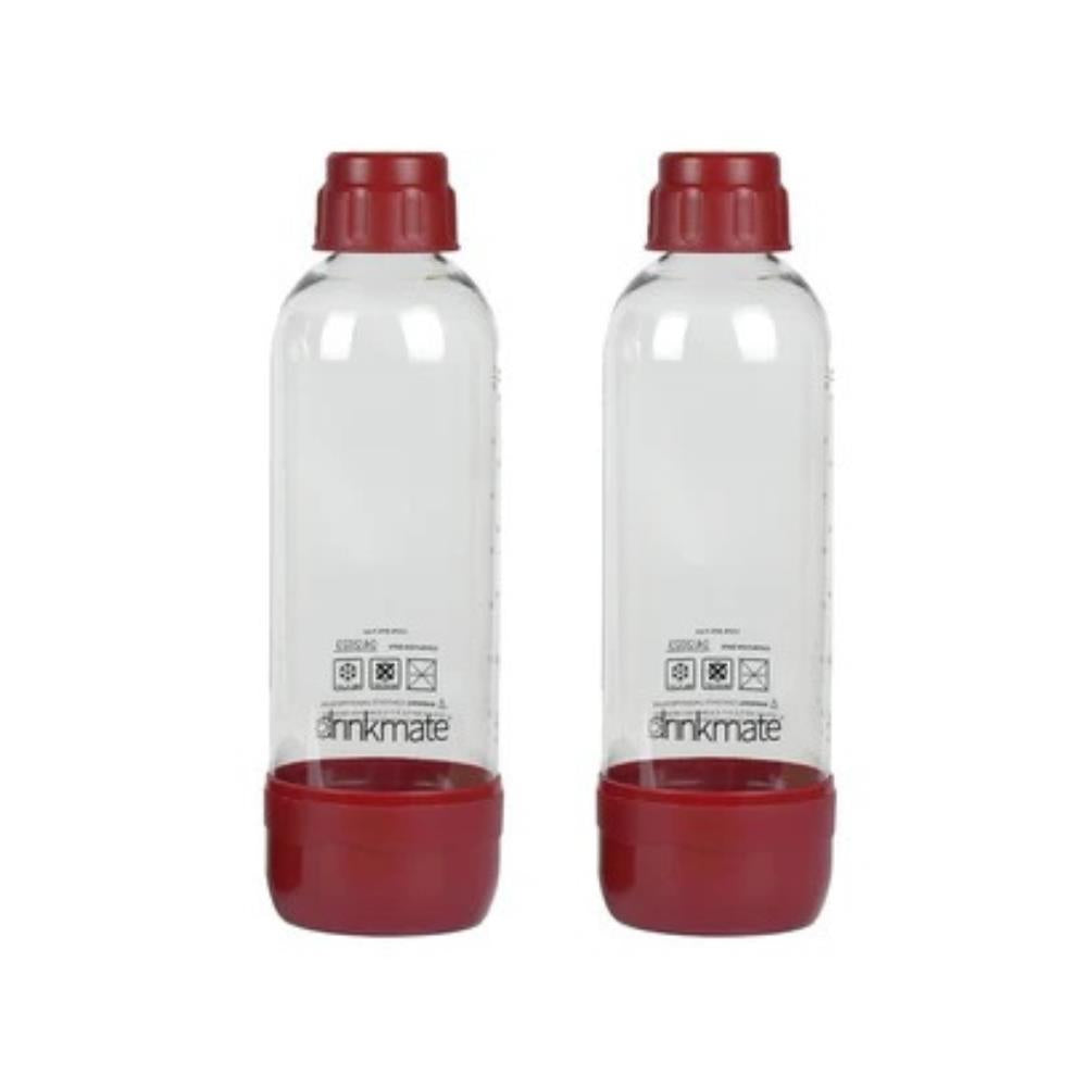 Drinkmate Royal Red 1.0L Twin-Pack of spare bottles