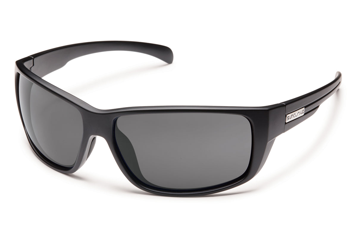 Smith Suncloud Milestone Polarized Sunglasses - Matte Black/Gray