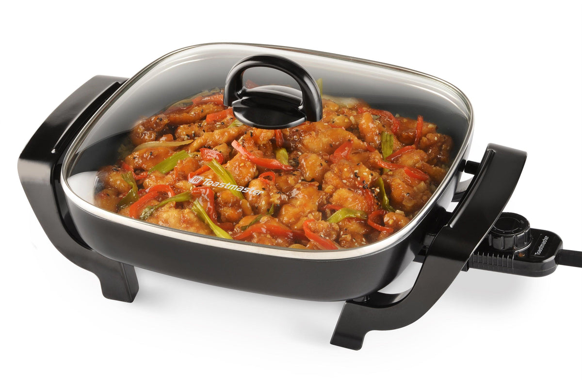 Toastmaster 12" Nonstick Electric Skillet w/ Removable Power