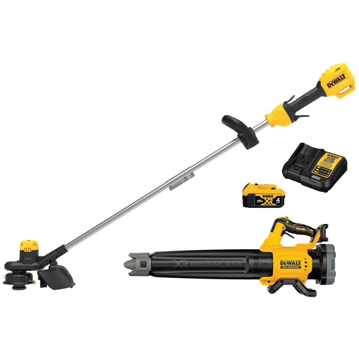 DeWalt XR 20V MAX Outdoor Combo Kit - String Trimmer & Blower
