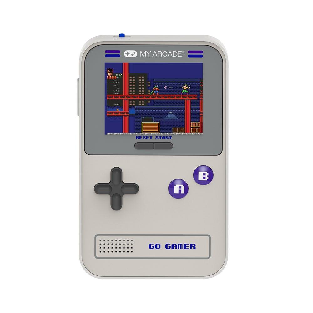 My Arcade Go Gamer Classic Handheld Gaming System Gray/Purple