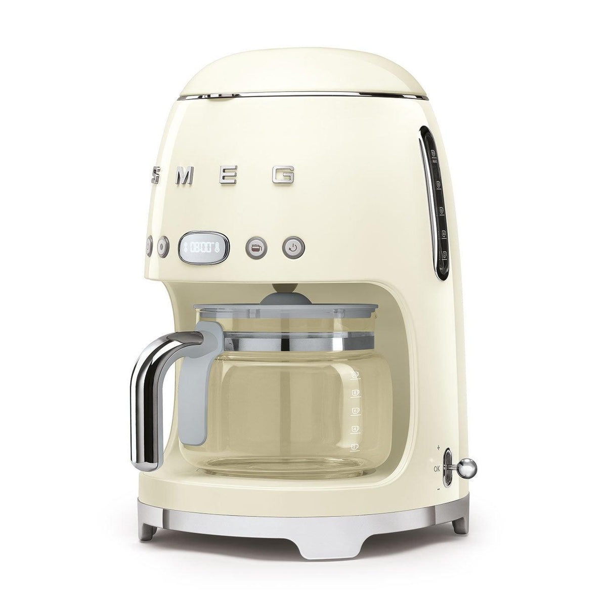 Smeg 10 Cup Drip Coffee Maker Cream