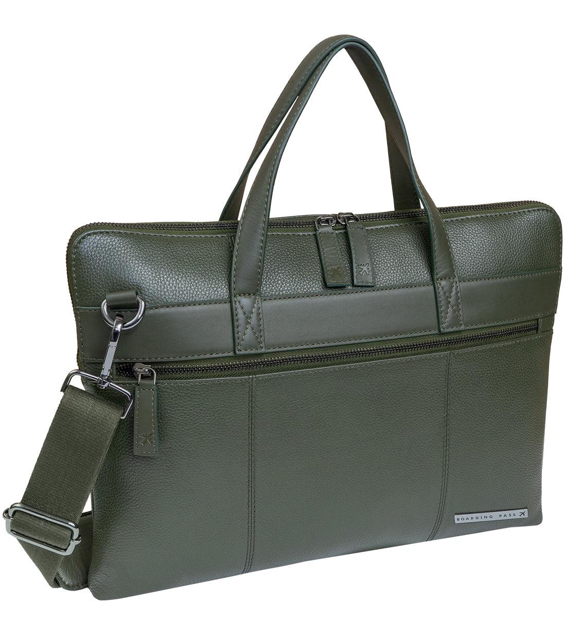 Boarding Pass Hey Handsome Pebble Grain Briefcase Size 16"