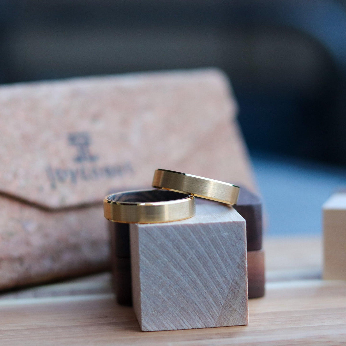 Joycoast Playboy - Gold Tungsten Ring Size 9