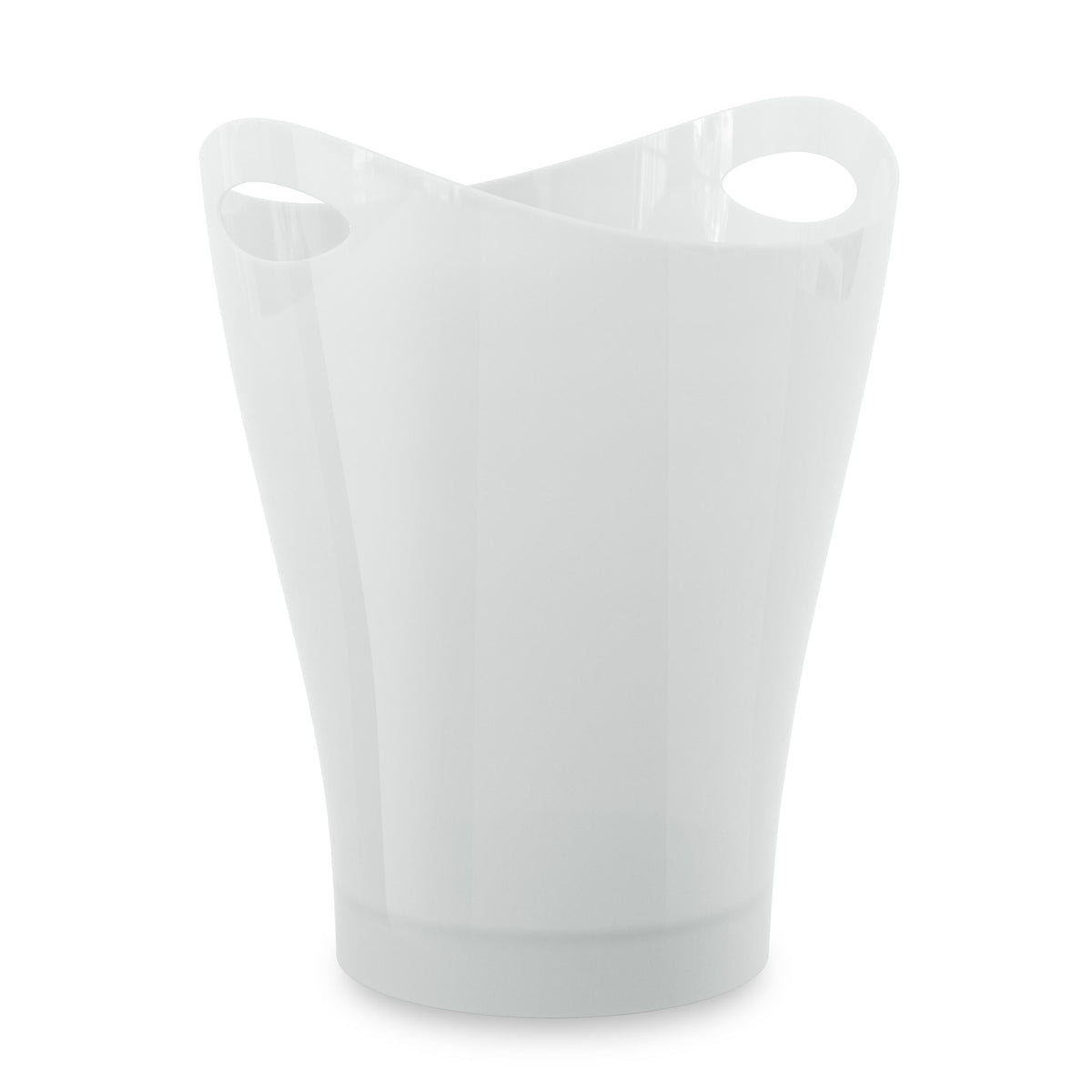 Umbra Garbino Waste Can 2.25G Mtl/Wht