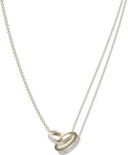 Olivia Burton Gold Plate Classic crystal interlink Necklace.