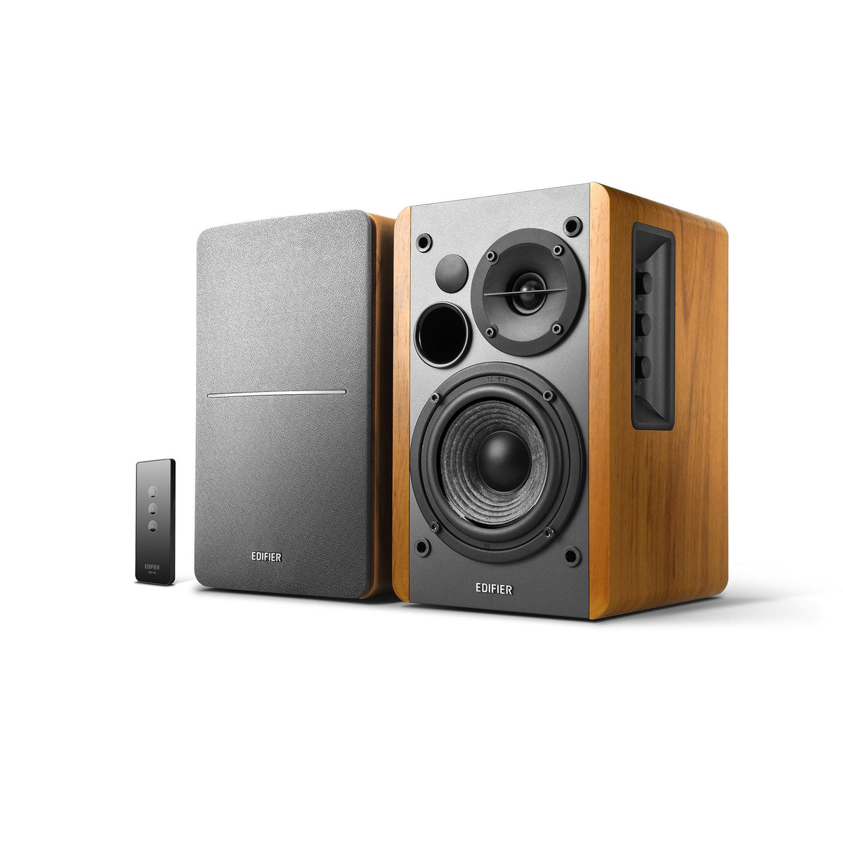 Edifier R1280T Powered Bookshelf Speakers - Set of 2 Brown