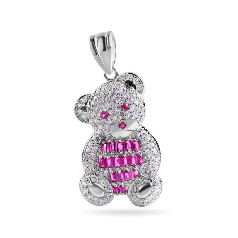 Infinity Luxe Jewelry Collection Teddy Bear Pendant with chain