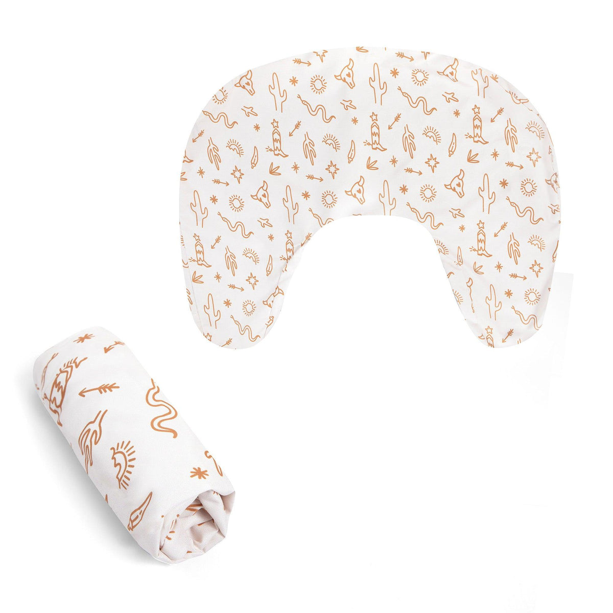 Boppy New Nursing Pillow Cover Tan Southwest