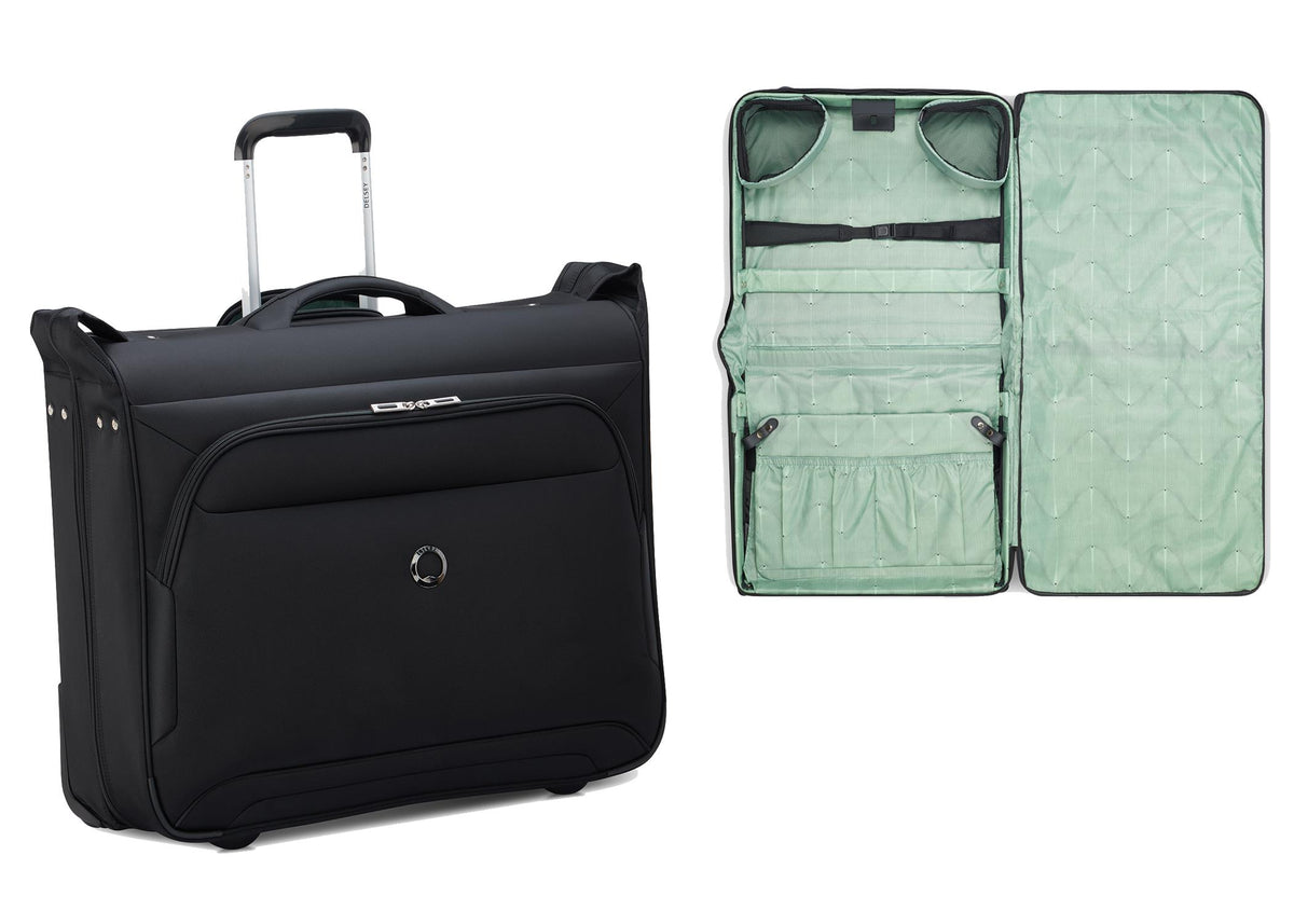 Delsey Luggage Sky Max 2.0 Softside 2-Wheel Garment Bag - Black