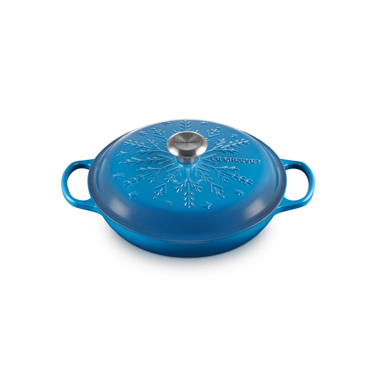 Le Creuset Noel Collection 2.25qt Signature Cast Iron Braiser Marseille