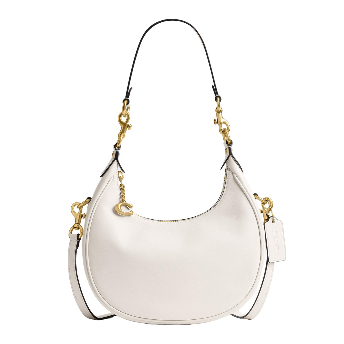 COACH Glovetanned Leather Jonie Bag 22 - Chalk/Brass