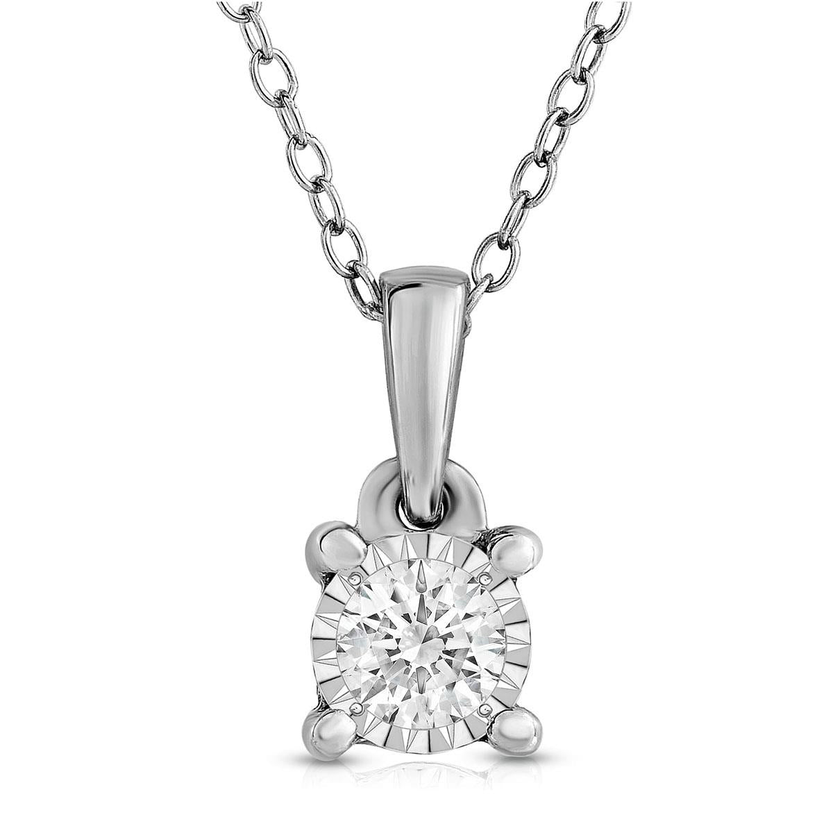 Jilco Inc Diamond Solitaire Necklace
