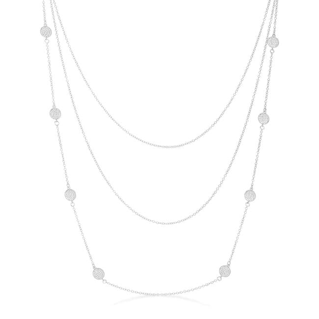 Completely Bella Pav Disc Layered Necklace