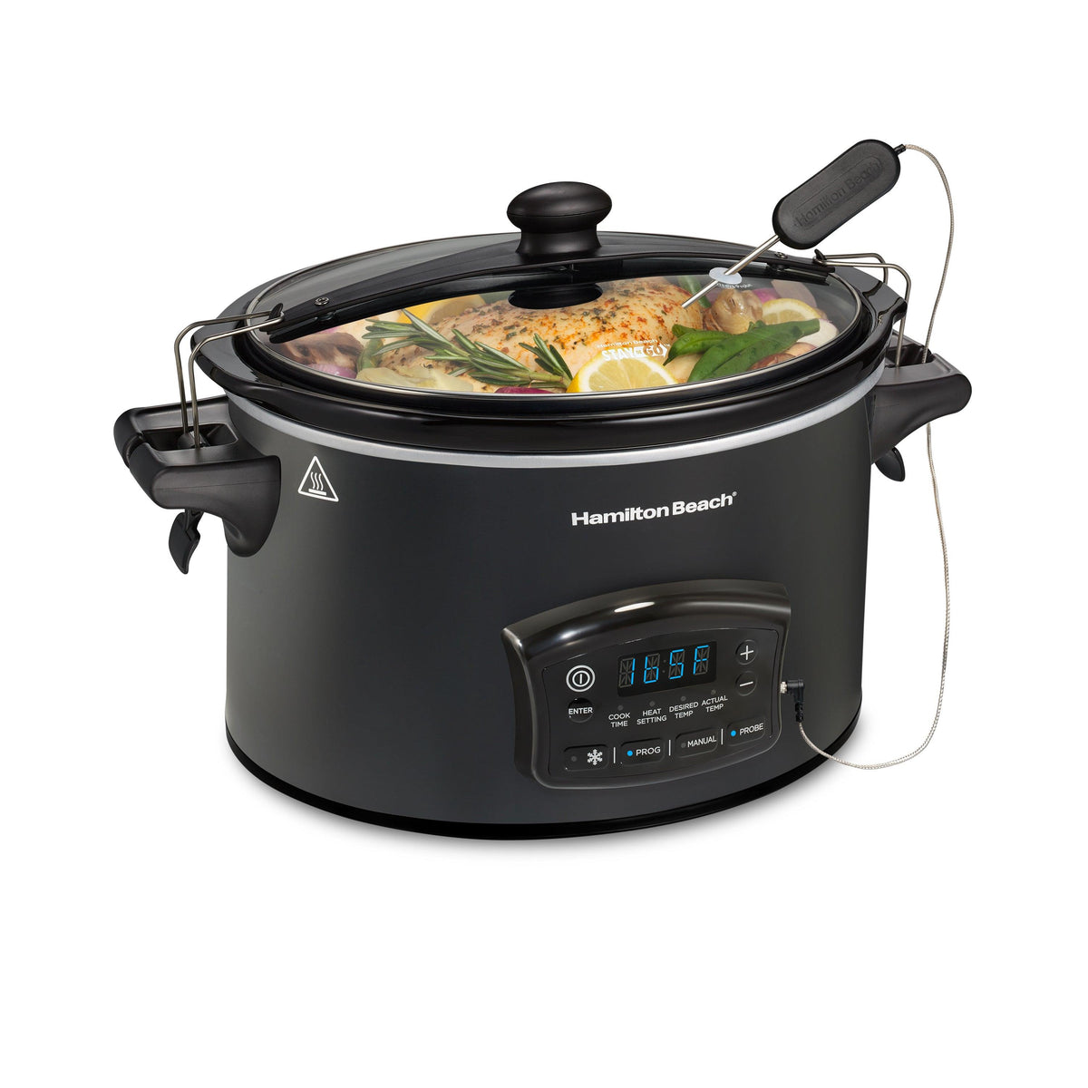 Hamilton Beach Defrost & Go 6qt Programmable Slow Cooker