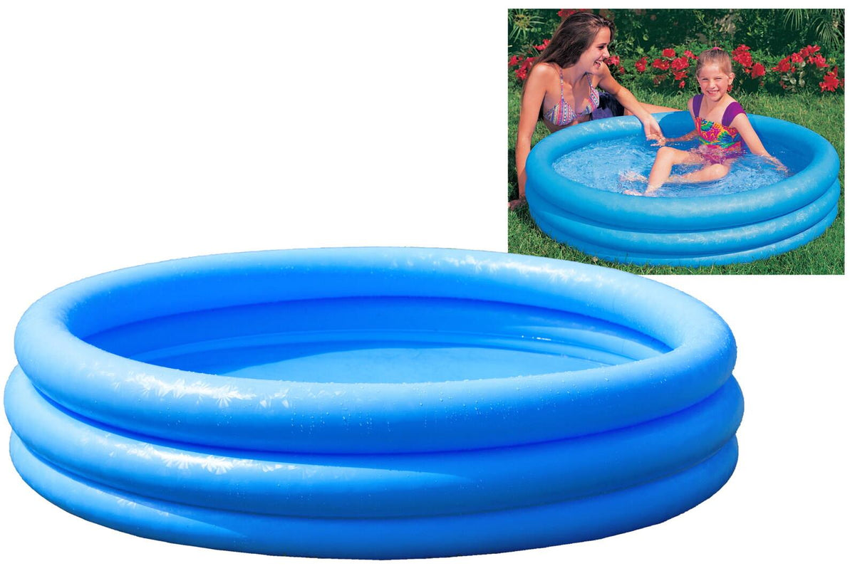 Bella Home 47" Round Inflatable 3 Ring Pool