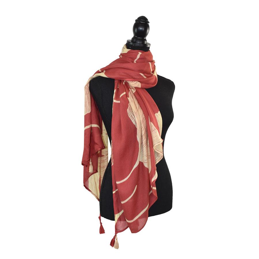 Dupatta Designs Ginko Floral Scarf