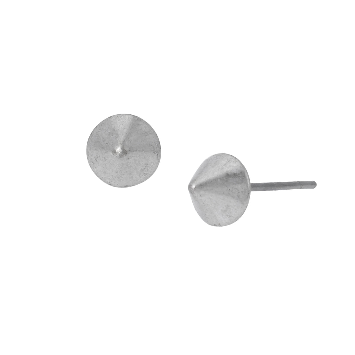 All Saints Sterling Silver Cone Stud Earrings