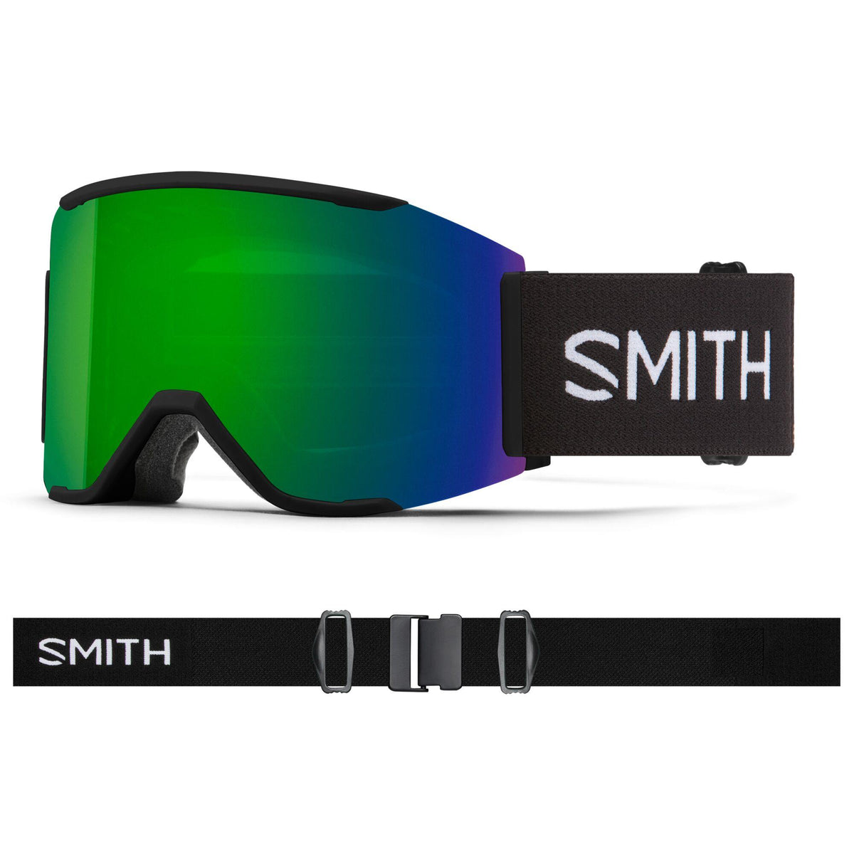 Smith - Squad MAG - (Frame) Black; (Lens) Sun Green Mirror