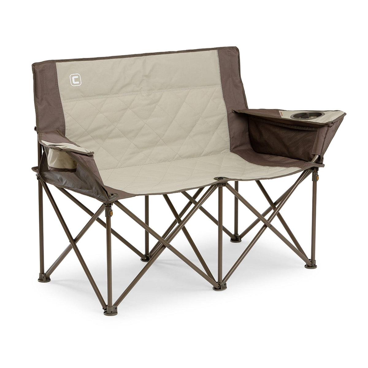 Core Equipment Loveseat Double Outdoor Camp Chair Mocha Latte