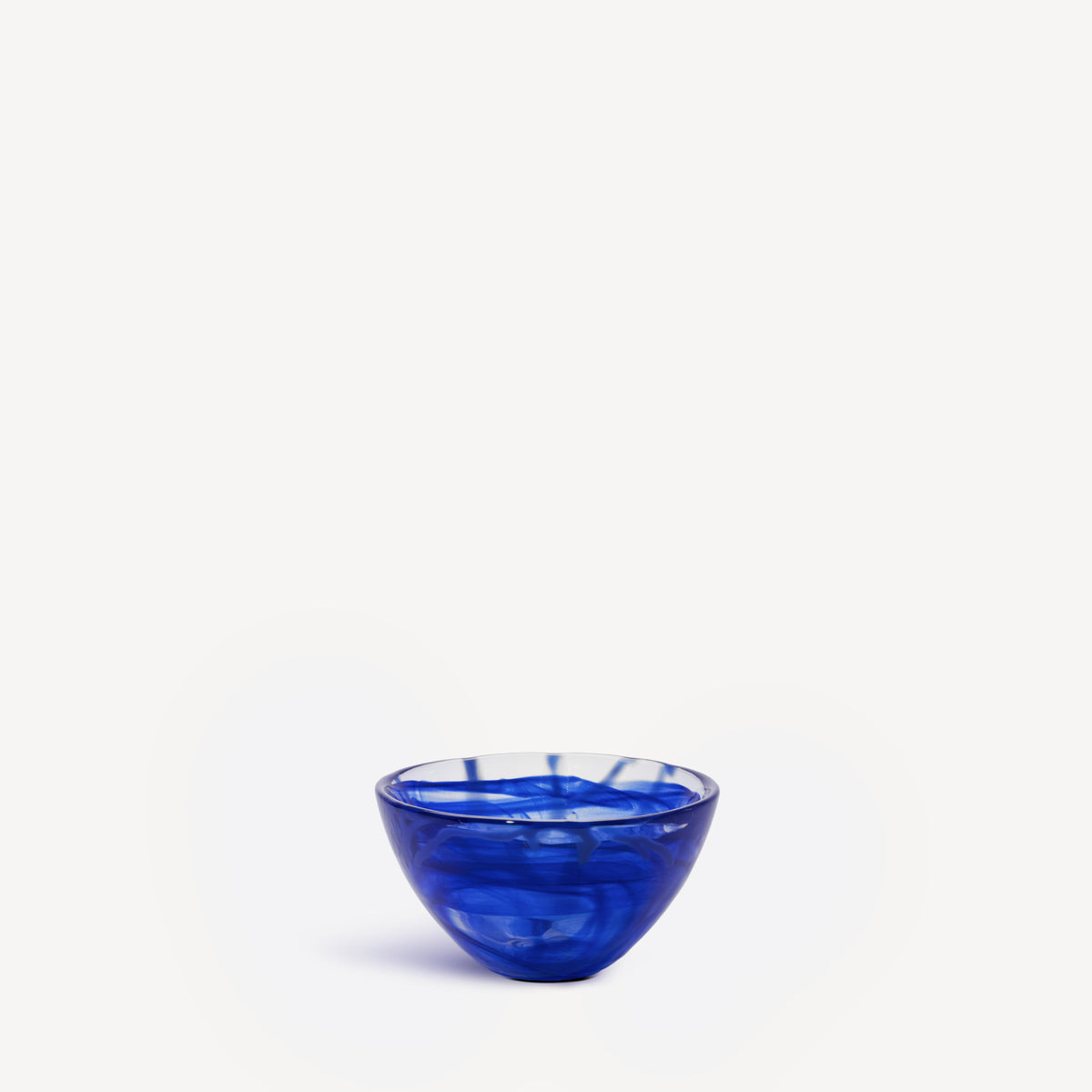 Kosta Boda Contrast Bowl Blue/Blue Small