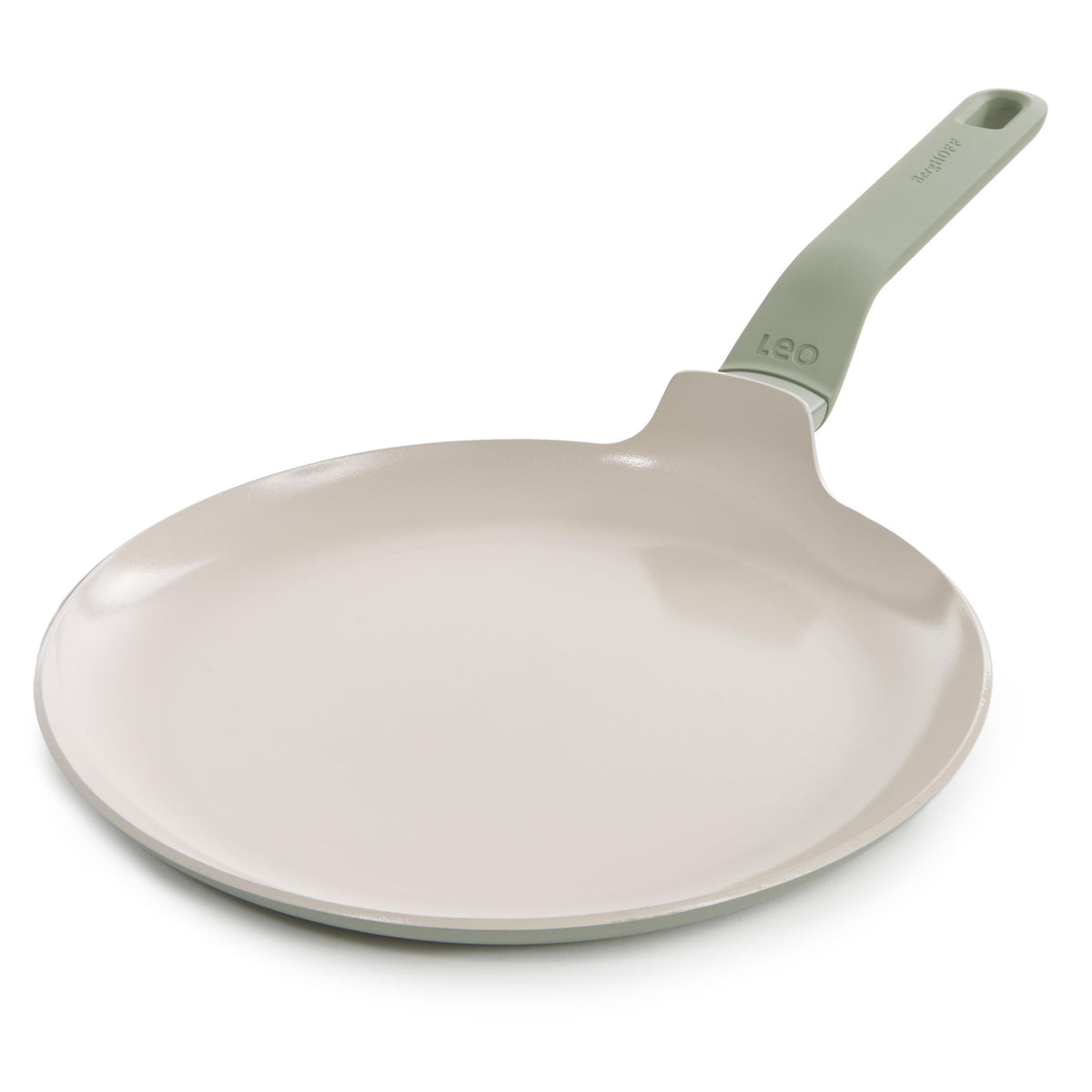 BergHOFF Leo Balance NS Ceramic Pancake Pan 10.25", Recycled Aluminum, Sage