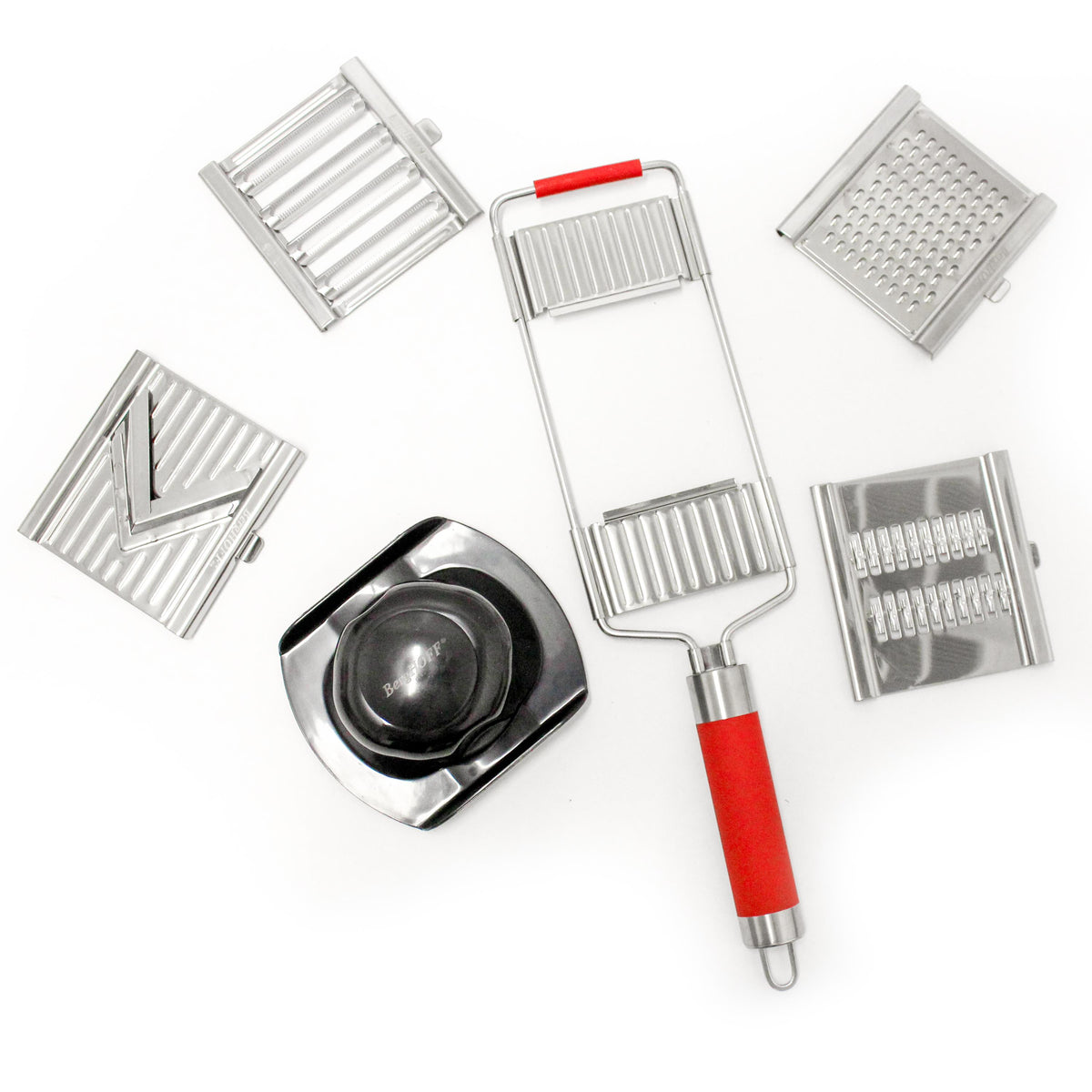 BergHOFF Multi Slicer Pro Mandolin, Red