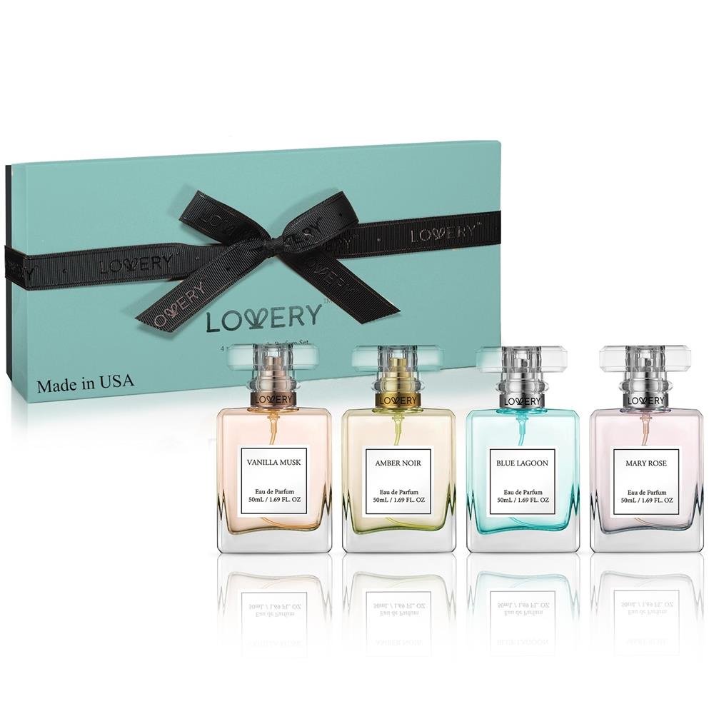 Lovery Floral Perfume Set for Women Size 4 pieces