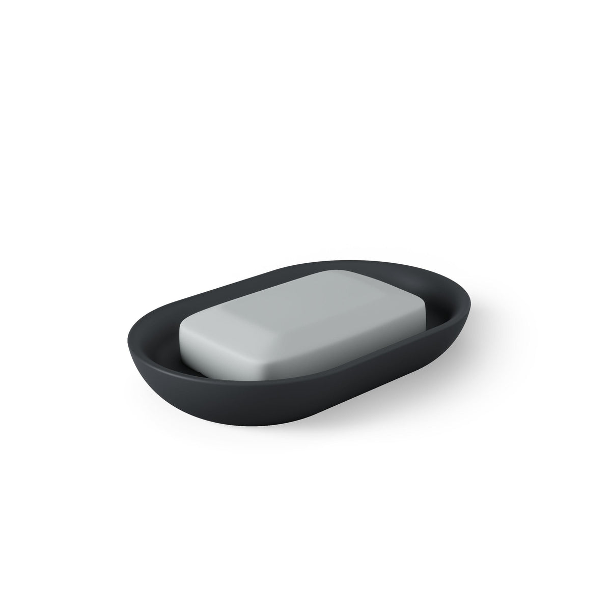 Umbra Junip Oval Soap Dish Black