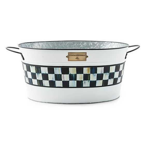 MacKenzie-Childs Flower Market Galvanized Beverage Bucket