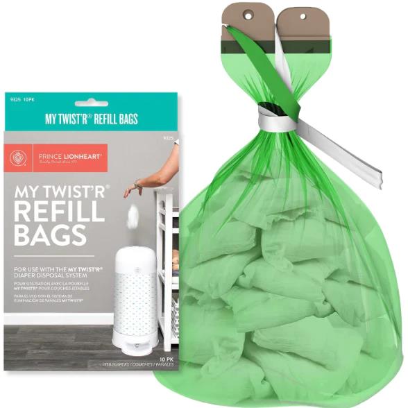 Prince Lionheart myTWIST'R Diaper Disposal Refill Bags - 10pk