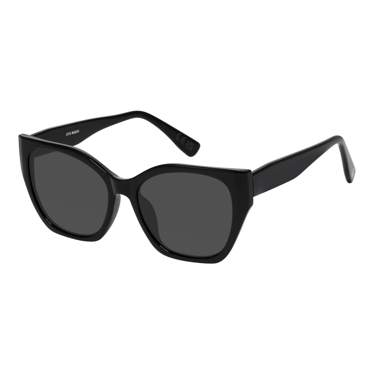 Steve Madden ACKLER Square Sunglasses - Black