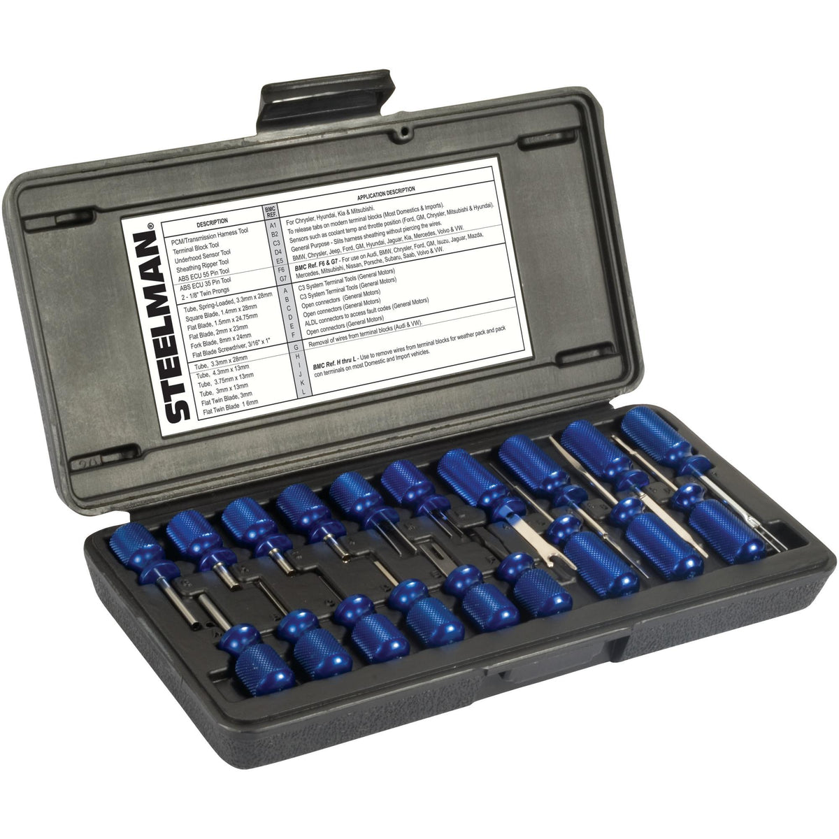 JS Products Steelman 19pc Master Terminal Tool Kit