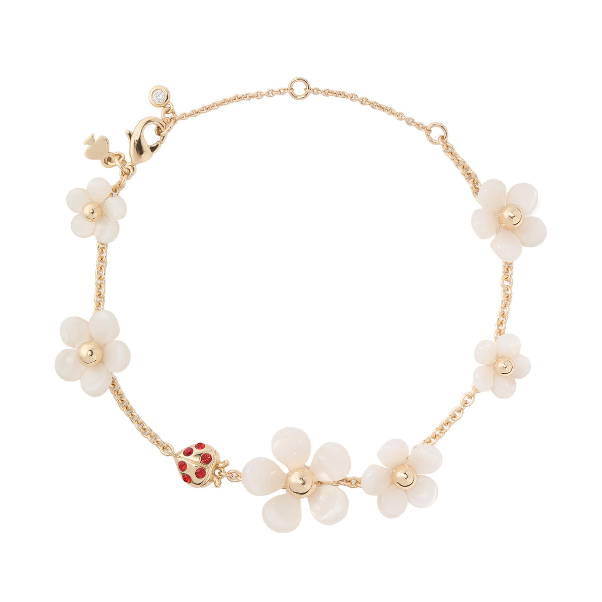 kate spade new york Summer Daze Flower Scatter Bracelet- White