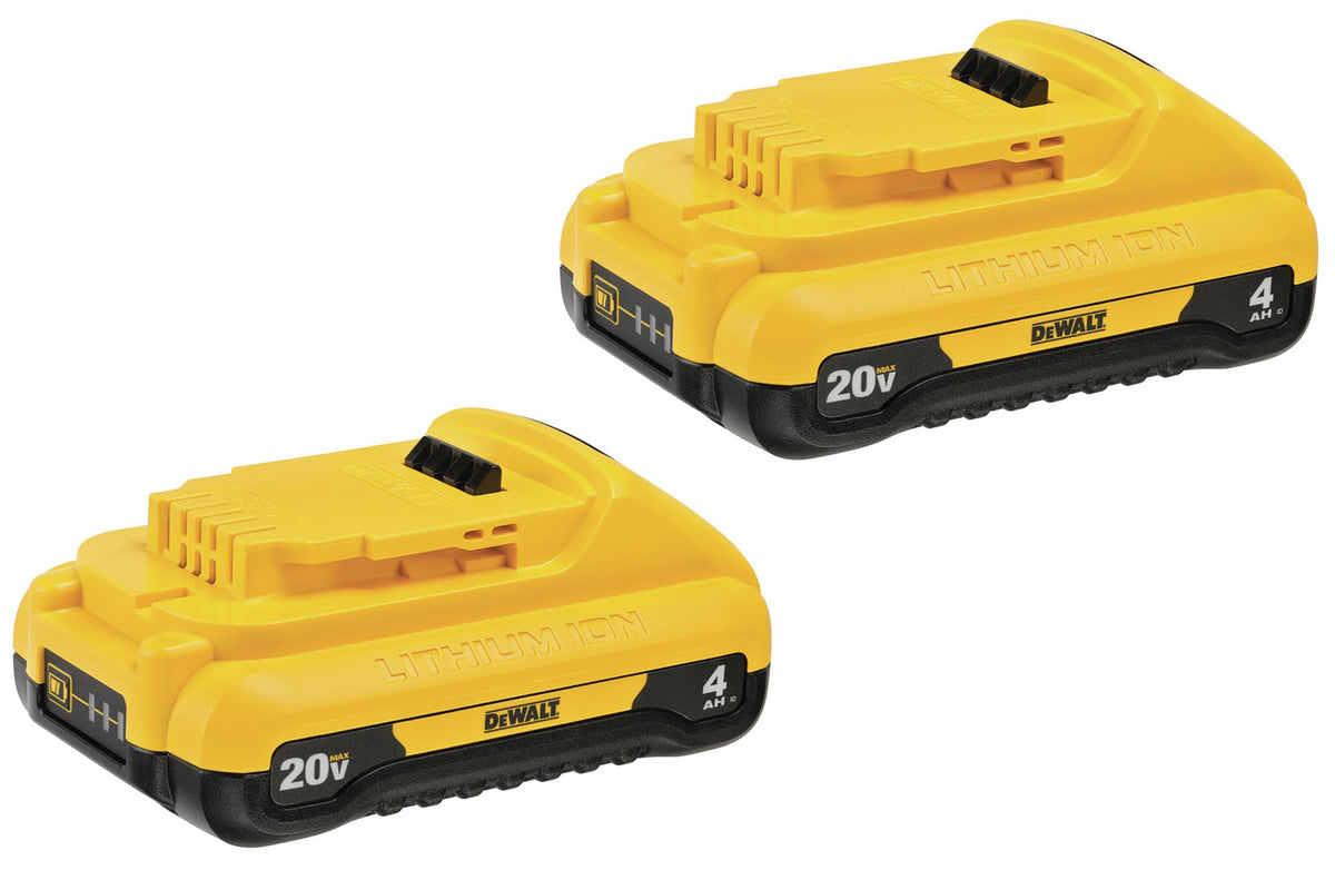 DeWalt 20V MAX 4.0Ah Lithium-Ion Battery 2-Pack