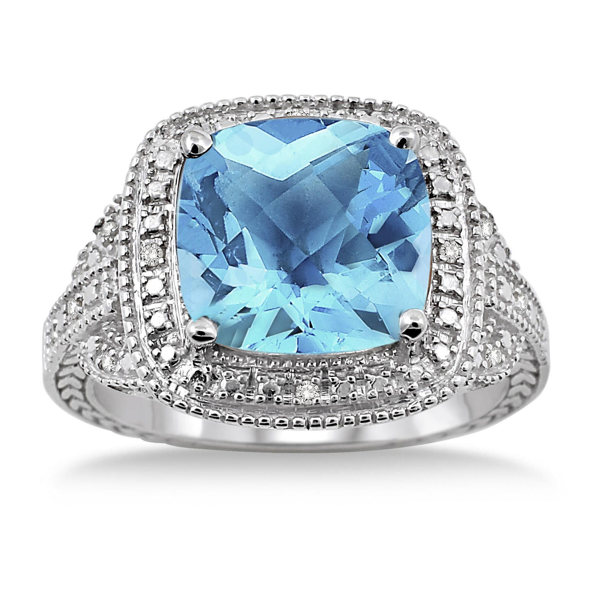 Jilco Inc Blue Topaz Ring 7