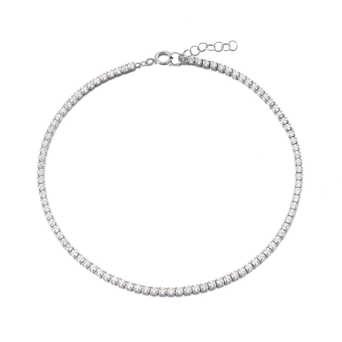 Completely Bella Petite Stainless Steel Tennis Bracelet