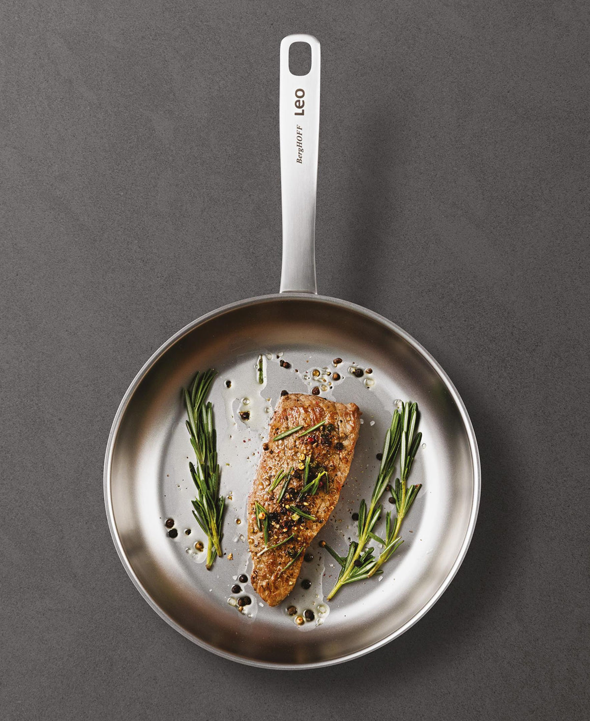 BergHOFF Leo Graphite 9.5" Recycled SS Fry Pan