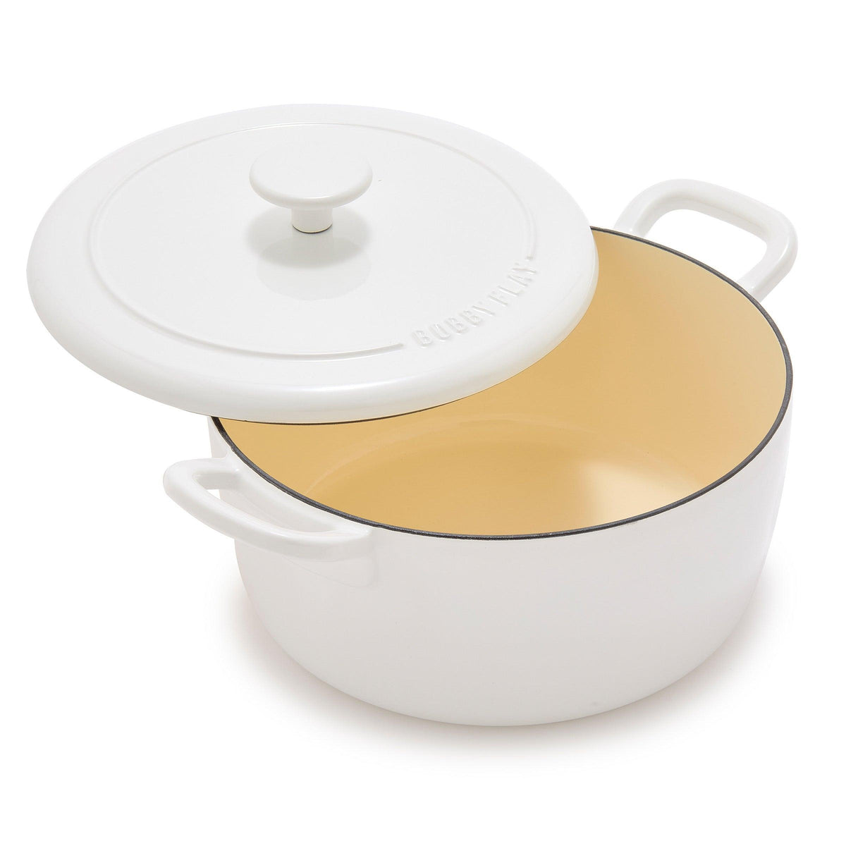 Bobby Flay 5.5qt Enameled Cast Iron Dutch Oven Ivory