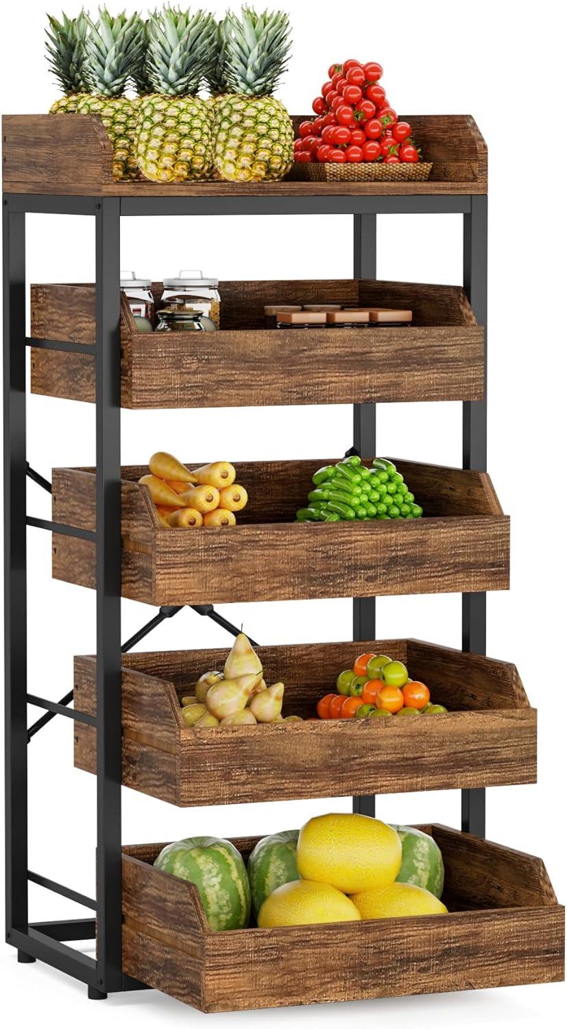 Stark Home 46.06" 5-Tier Pull-Out Storage Rack