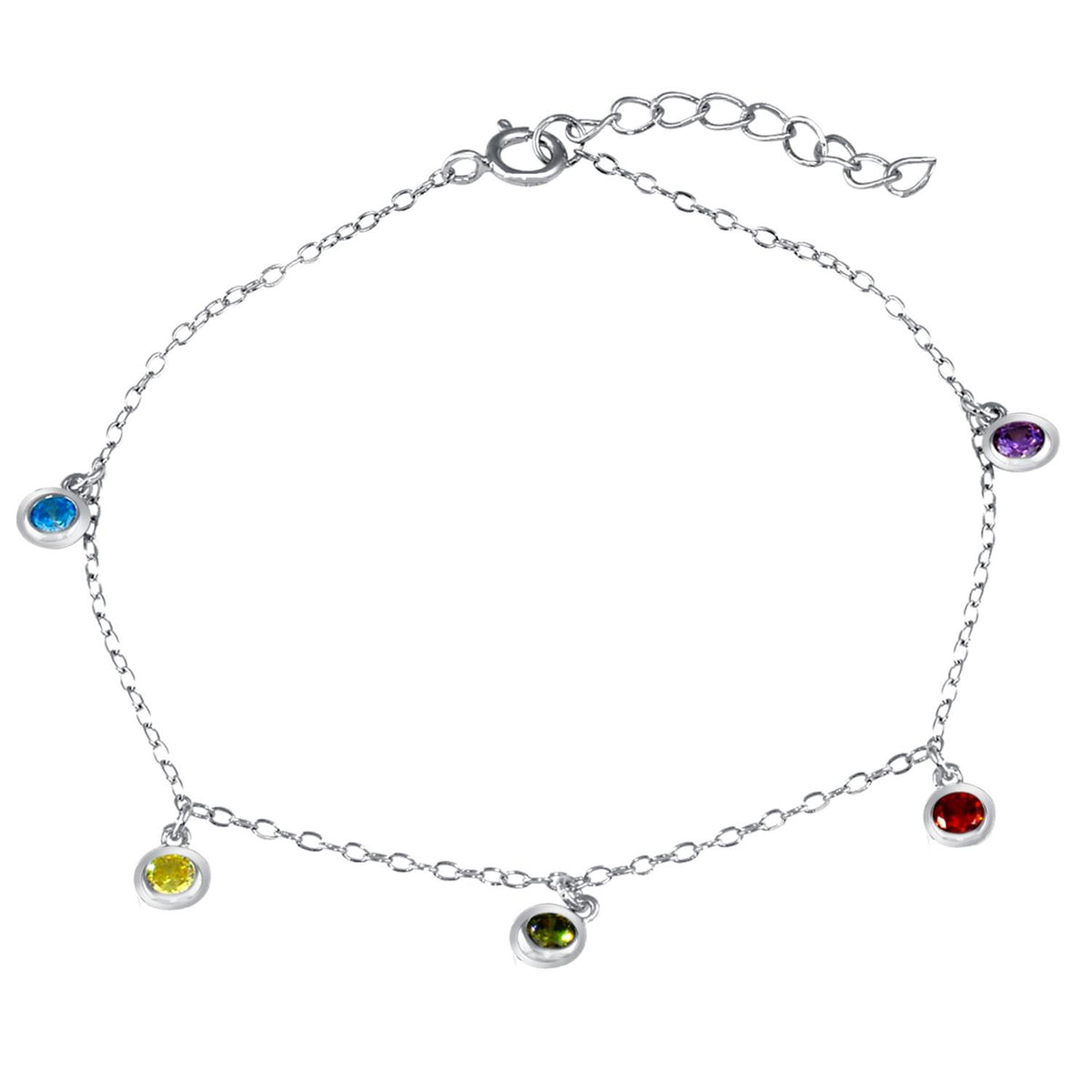 Infinity Luxe Jewelry Collection Multi Color Adjustable Bracelet