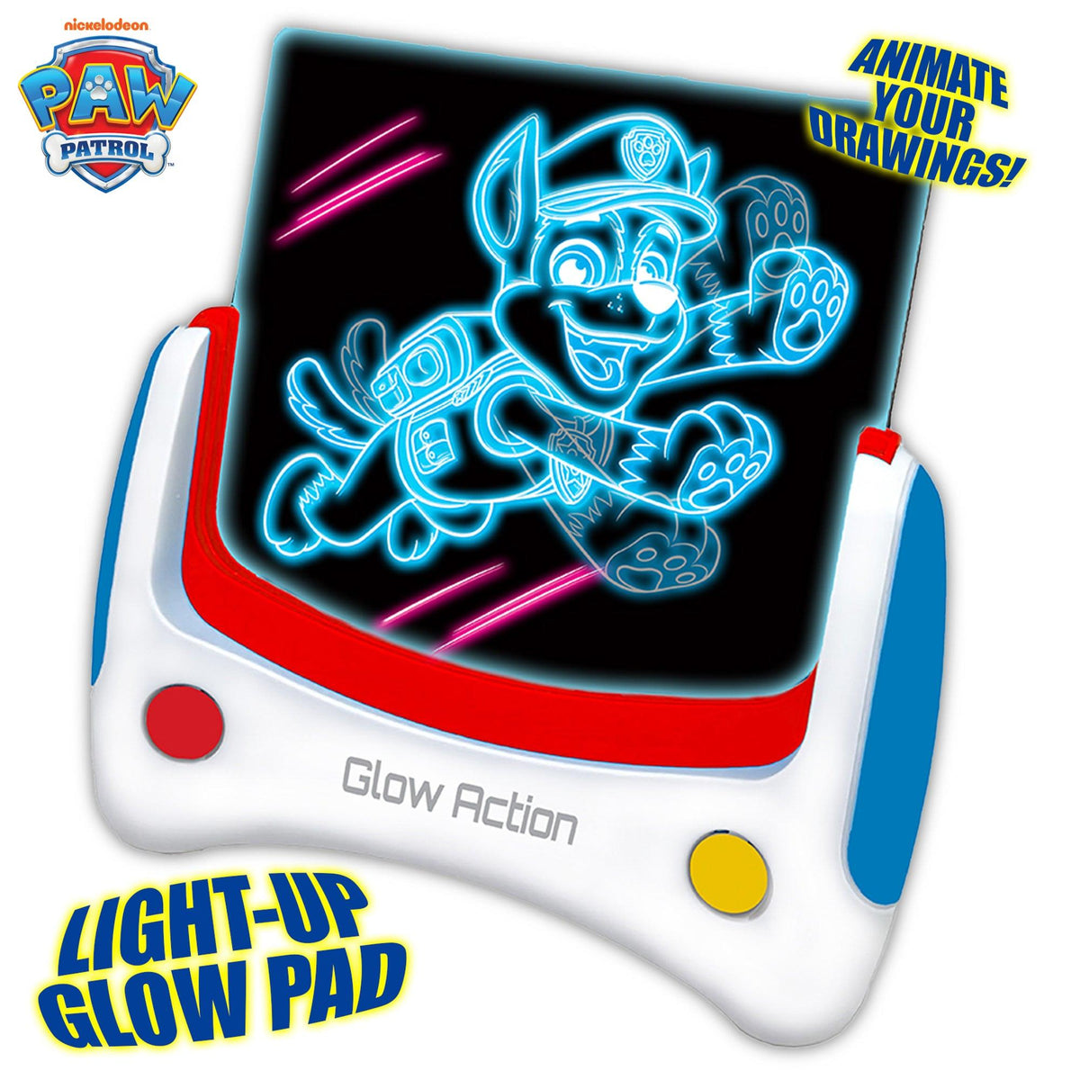 Thin Air Brands Paw Patrol Animation Glow Pad Ages 3+ Years