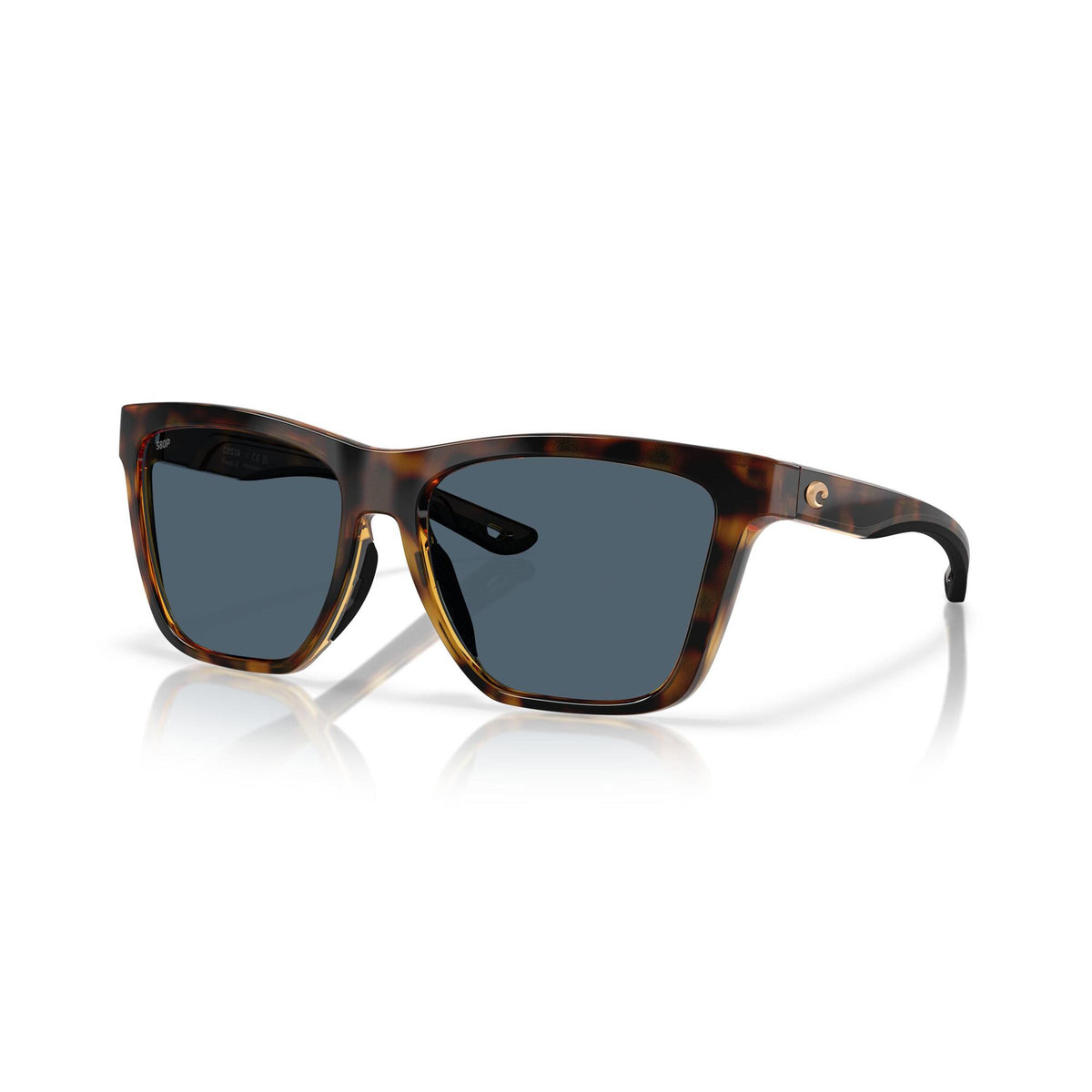 Costa Del Mar Panga II Sunglasses - (Frame) Tortoise; (Lens) Gray, 580P