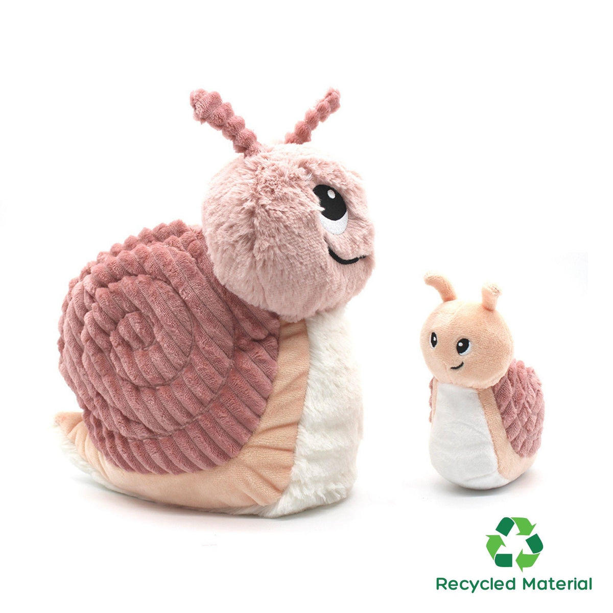 Les Ptipotos Mom & Baby Snail - Pink