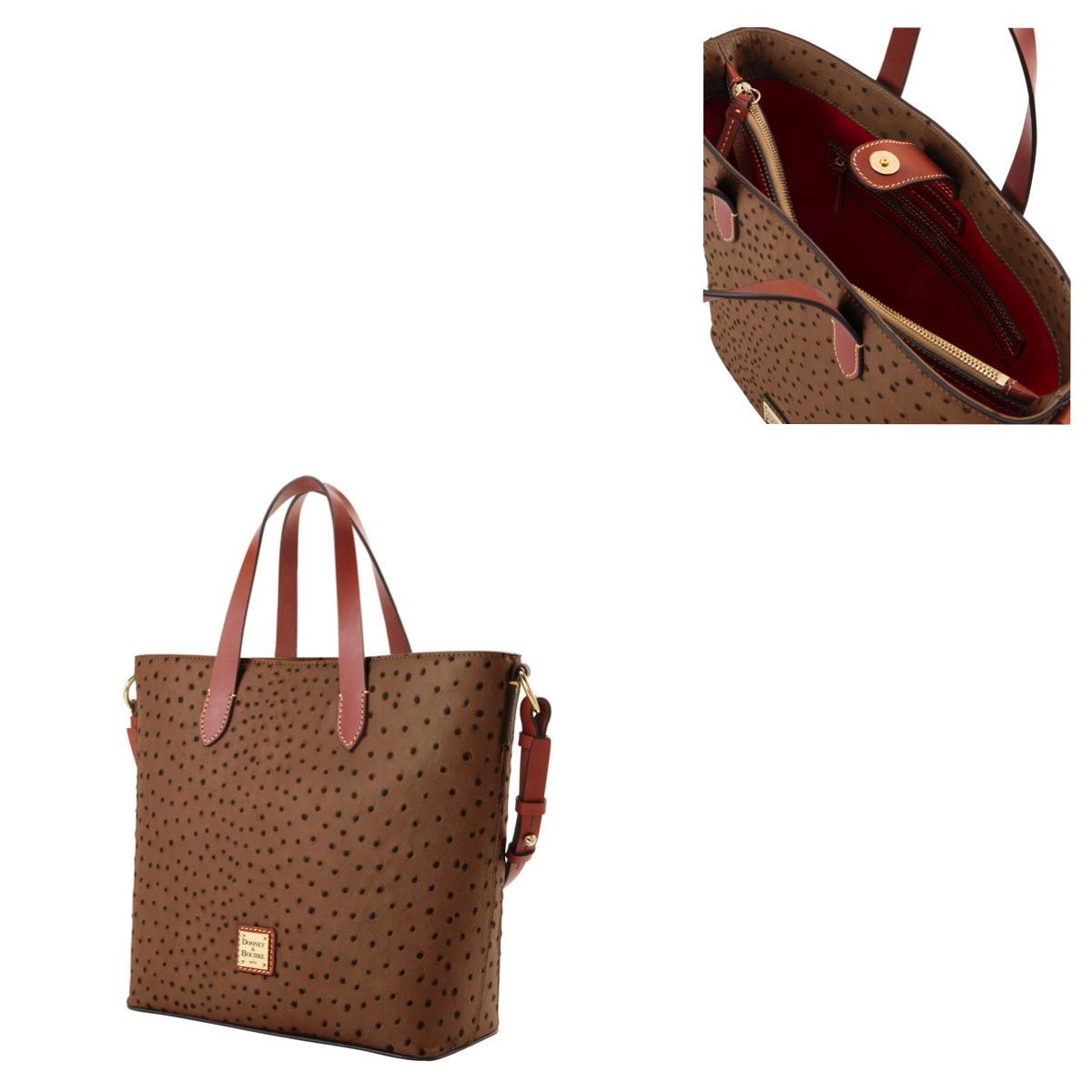 Dooney & Bourke Ostrich Liliana with Pouch