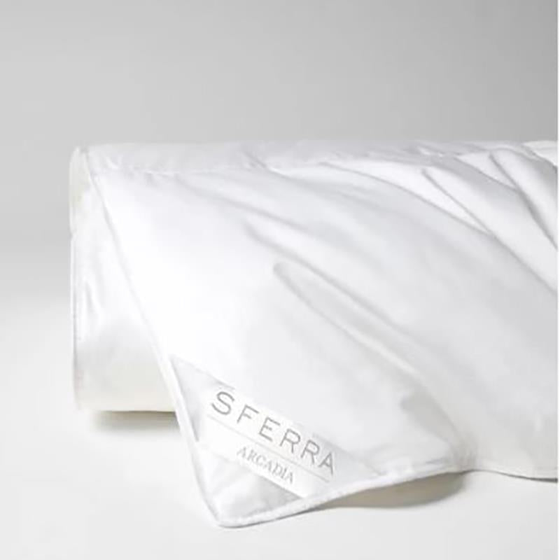 Sferra Arcadia Down Alternative Duvet-King Hi Density-White